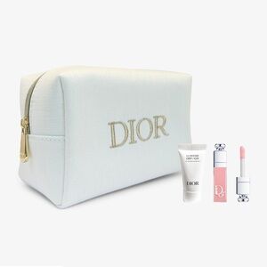 Dior Mini Items + White Pouch Bundle